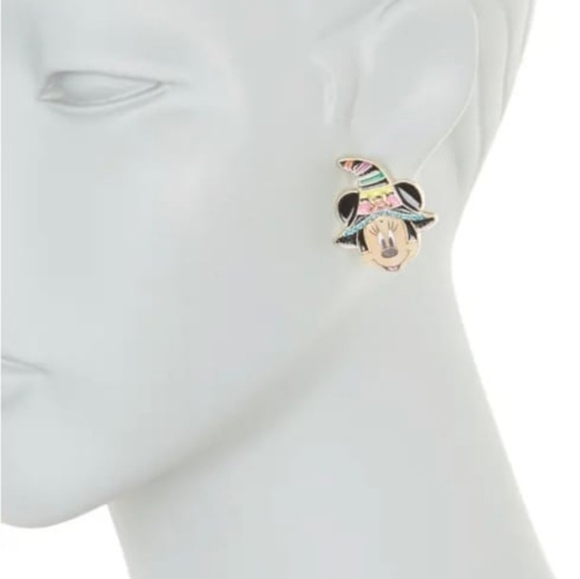 🔹️Disney 🔹️x baublebar Minnie Mouse Witch Costume Stud Earrings NIB - Picture 2 of 3